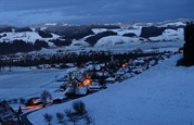 Grusskarte Rüderswil: Winterlichter